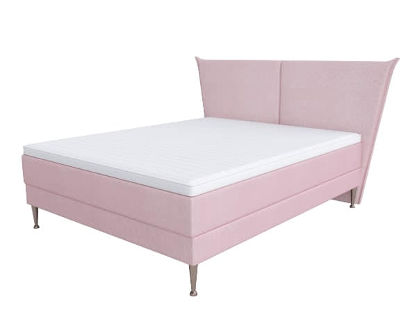 Łóżko tapicerowane Ladylike Hilding z bazą kontynentalną