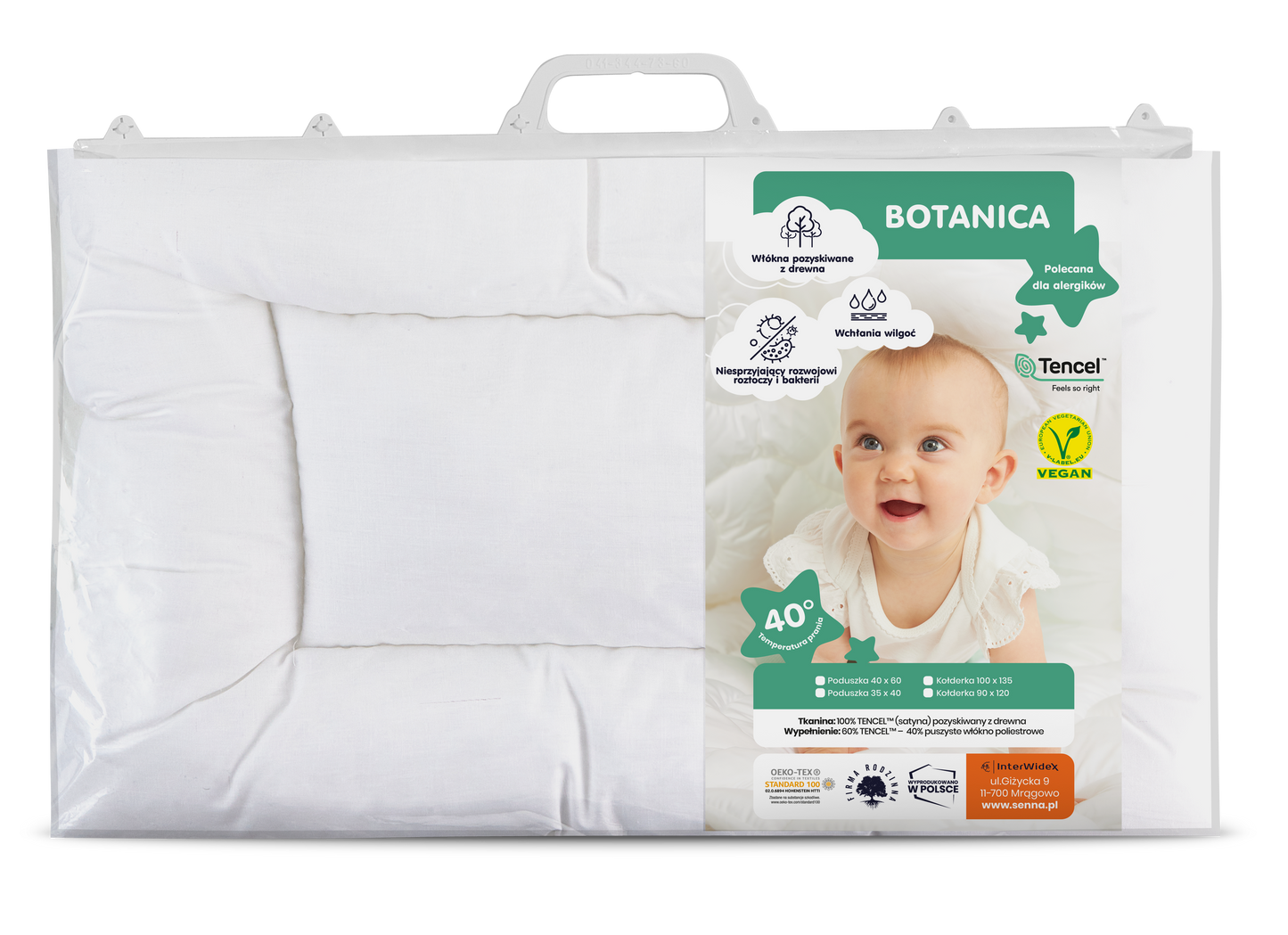 BOTANICA Poduszka dziecięca Inter Widex - Senlovo