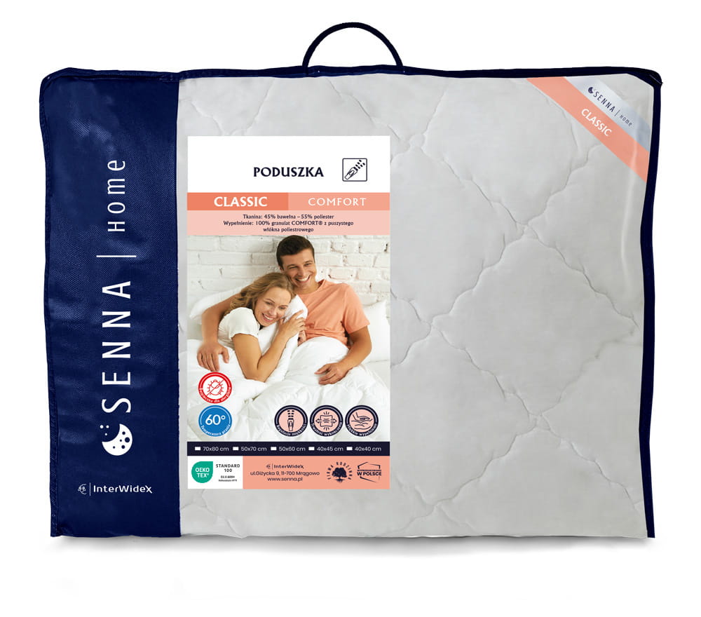 CLASSIC COMFORT Poduszka biel, krem, róż  Inter Widex - Senlovo