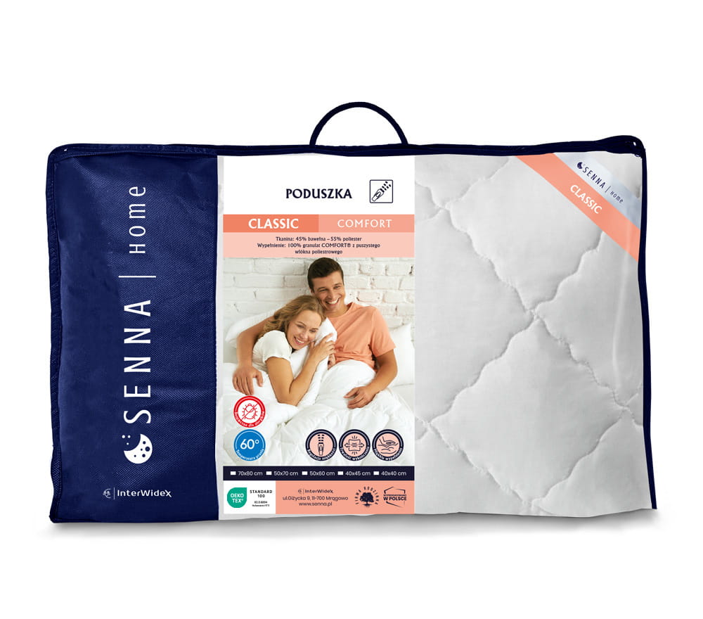 CLASSIC COMFORT Poduszka biel, krem, róż  Inter Widex - Senlovo