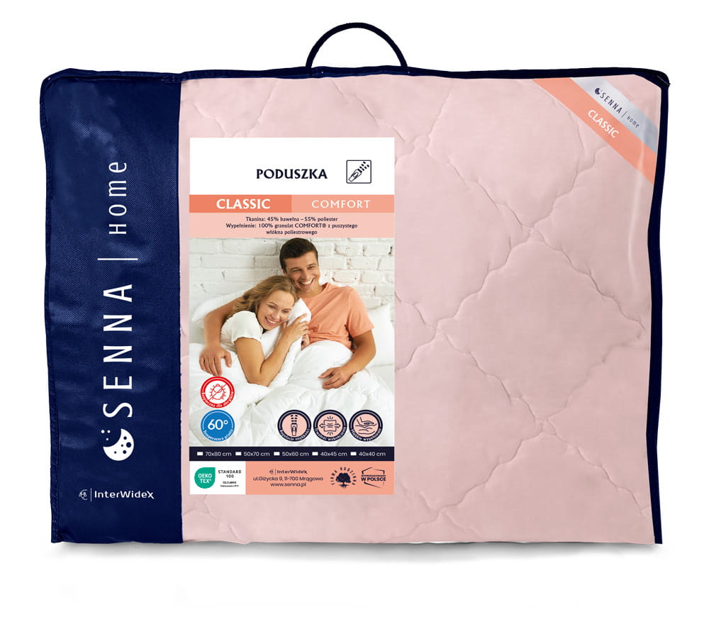 CLASSIC COMFORT Poduszka biel, krem, róż  Inter Widex - Senlovo