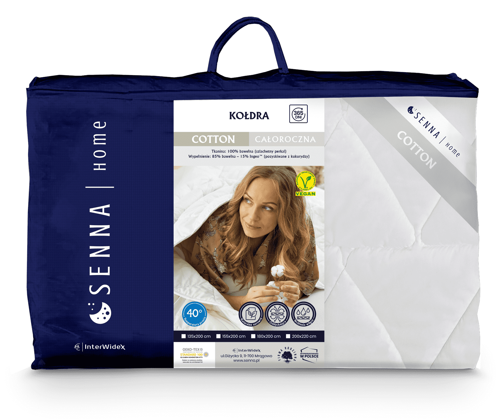 COTTON Kołdra całoroczna Inter Widex - Senlovo