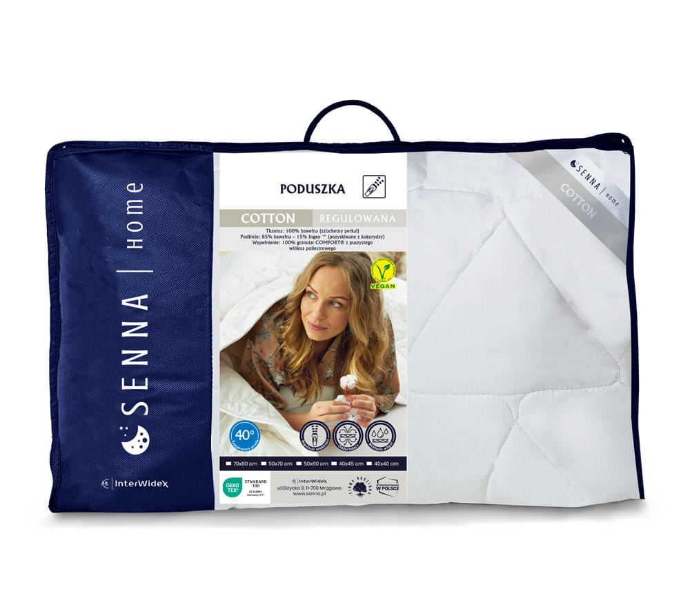 COTTON Poduszka regulowana Inter Widex - Senlovo