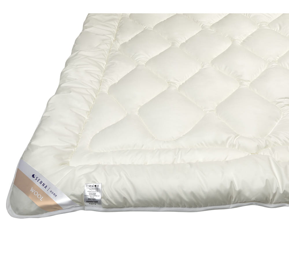 MERINO WOOL Kołdra Inter Widex - kolory biały, róż, krem - Senlovo