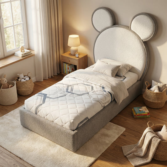 Łóżko 90x200 Teddy - atrakcyjna cena, od ręki